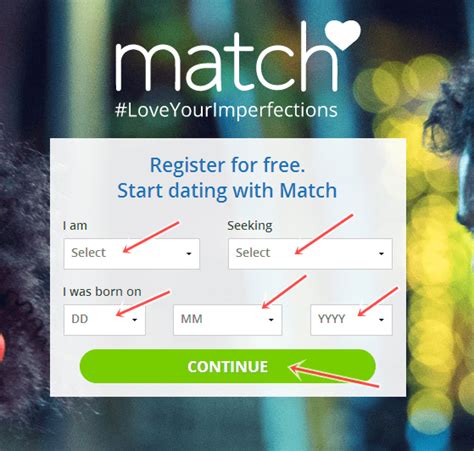match dating uk login